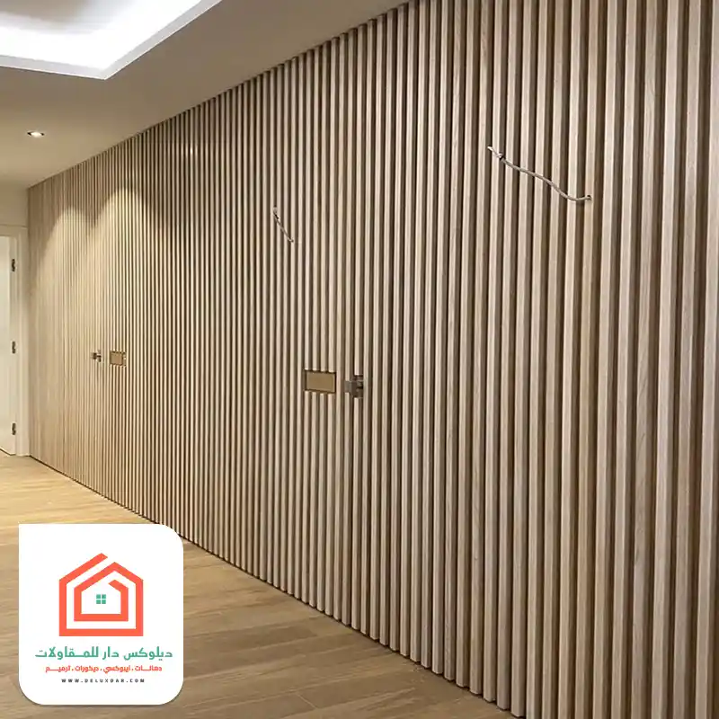 تكسيات خشب للجدران